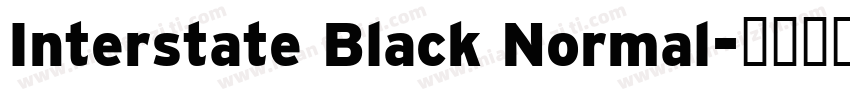 Interstate Black Normal字体转换